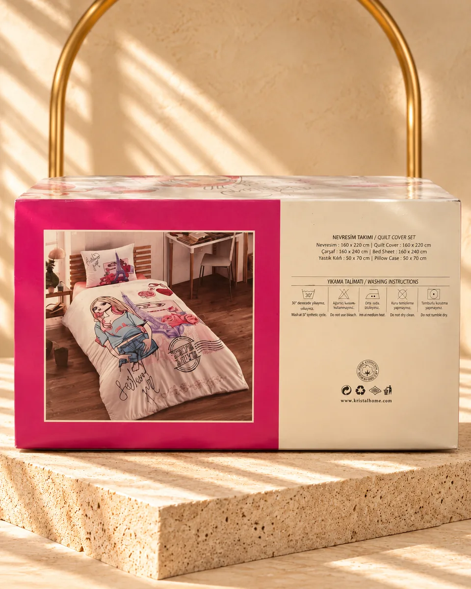 Kristal طقم غطاء لحاف · مفرد · Fashion · متعدد الألوان · 2483