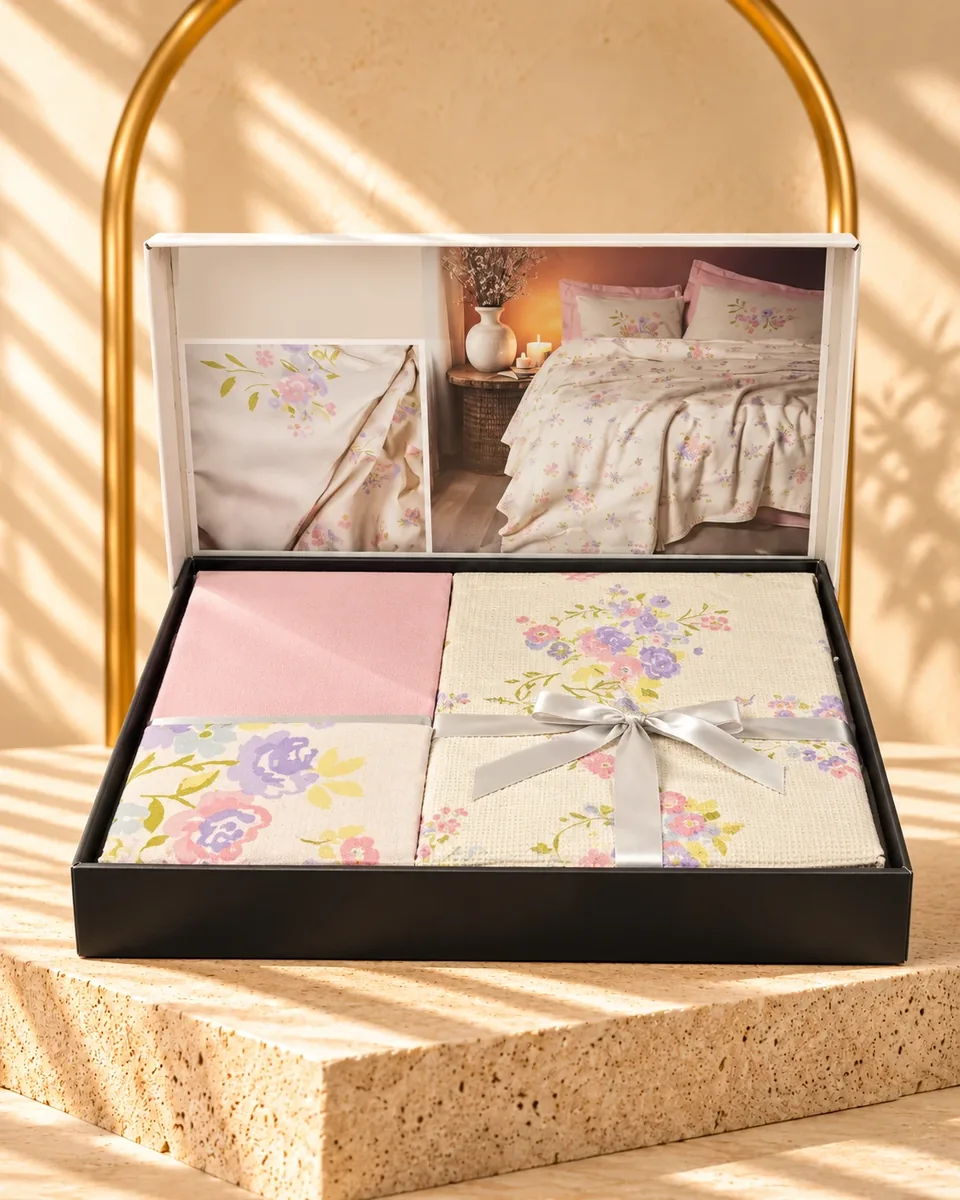 Cotton Box طقم بيكيه · مفرد · Petal · وردي · وردي · 6118