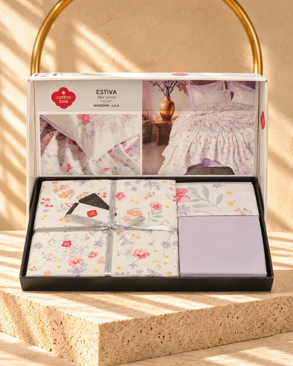 Cotton Box طقم بيكيه · مفرد · Winsome · ليلكي · ليلكي · 6118